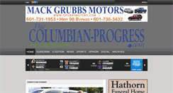 Desktop Screenshot of columbianprogress.com