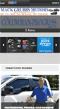 Mobile Screenshot of columbianprogress.com